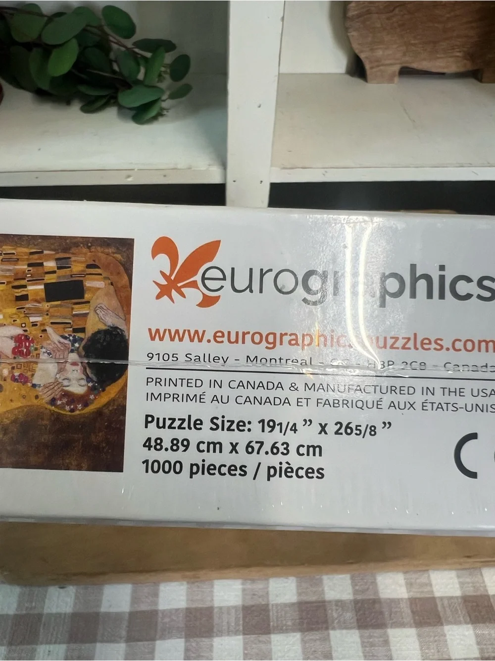 NWT euro graphics puzzle Gustav Klimt the kiss fine art